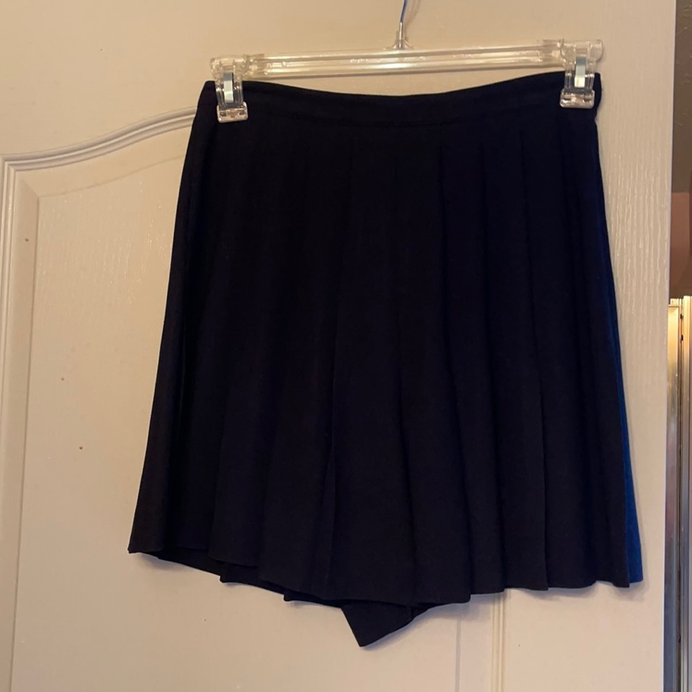Black skort.